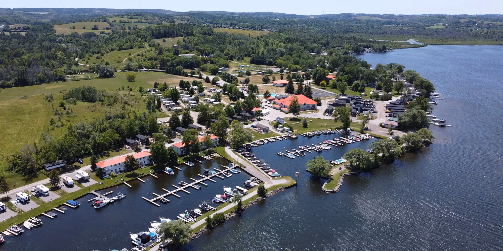 Golden Beach Resort — aerial