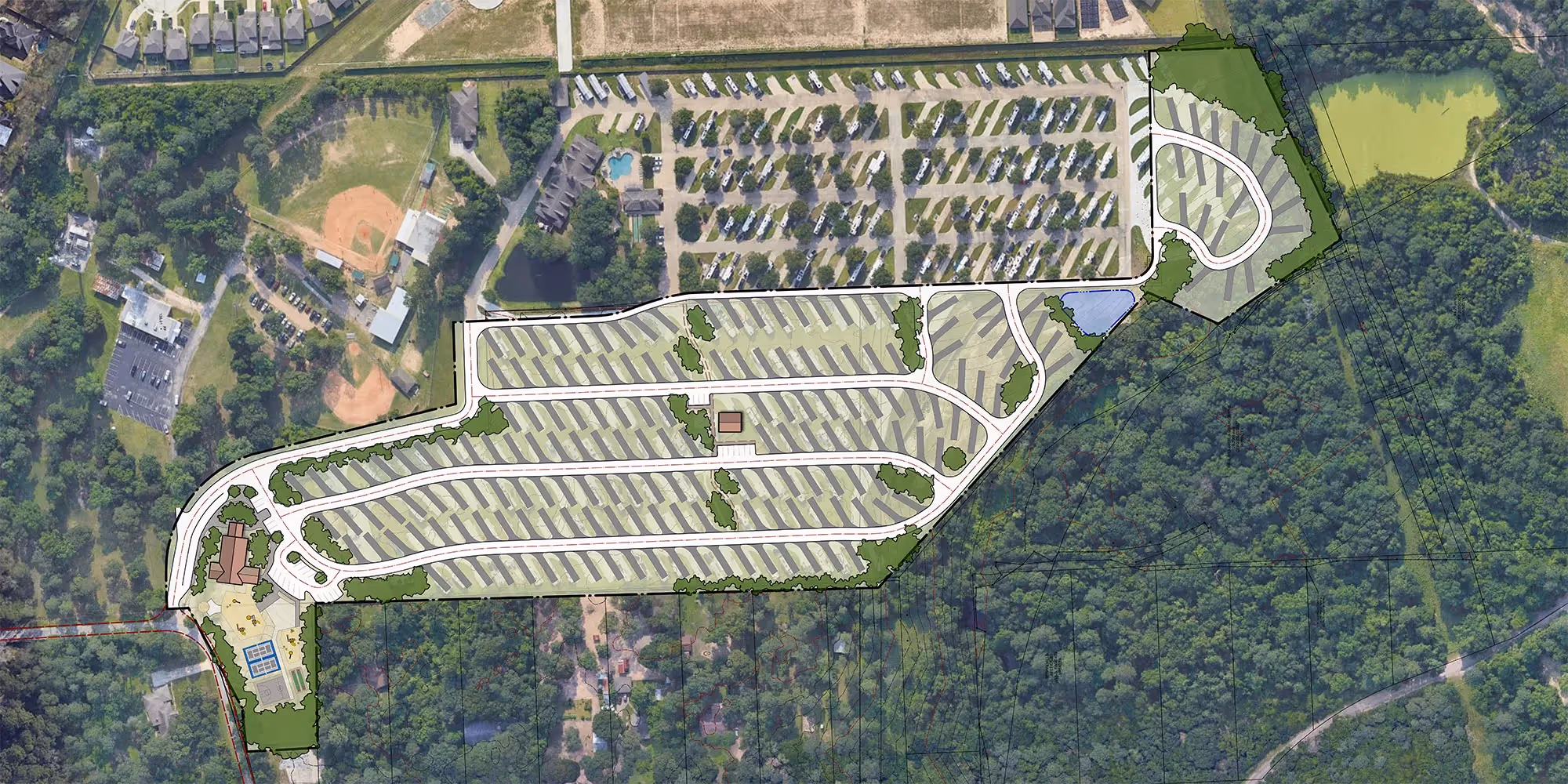 Rayford Crossing — master plan