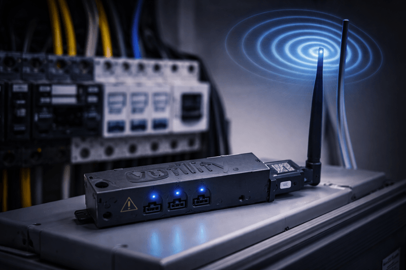 Vutility VoltDrop — three-phase polyphase power meter for campgrounds